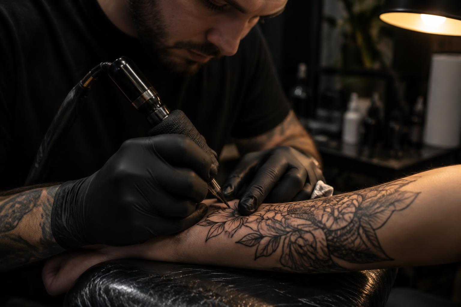 Artist bei der Arbeit