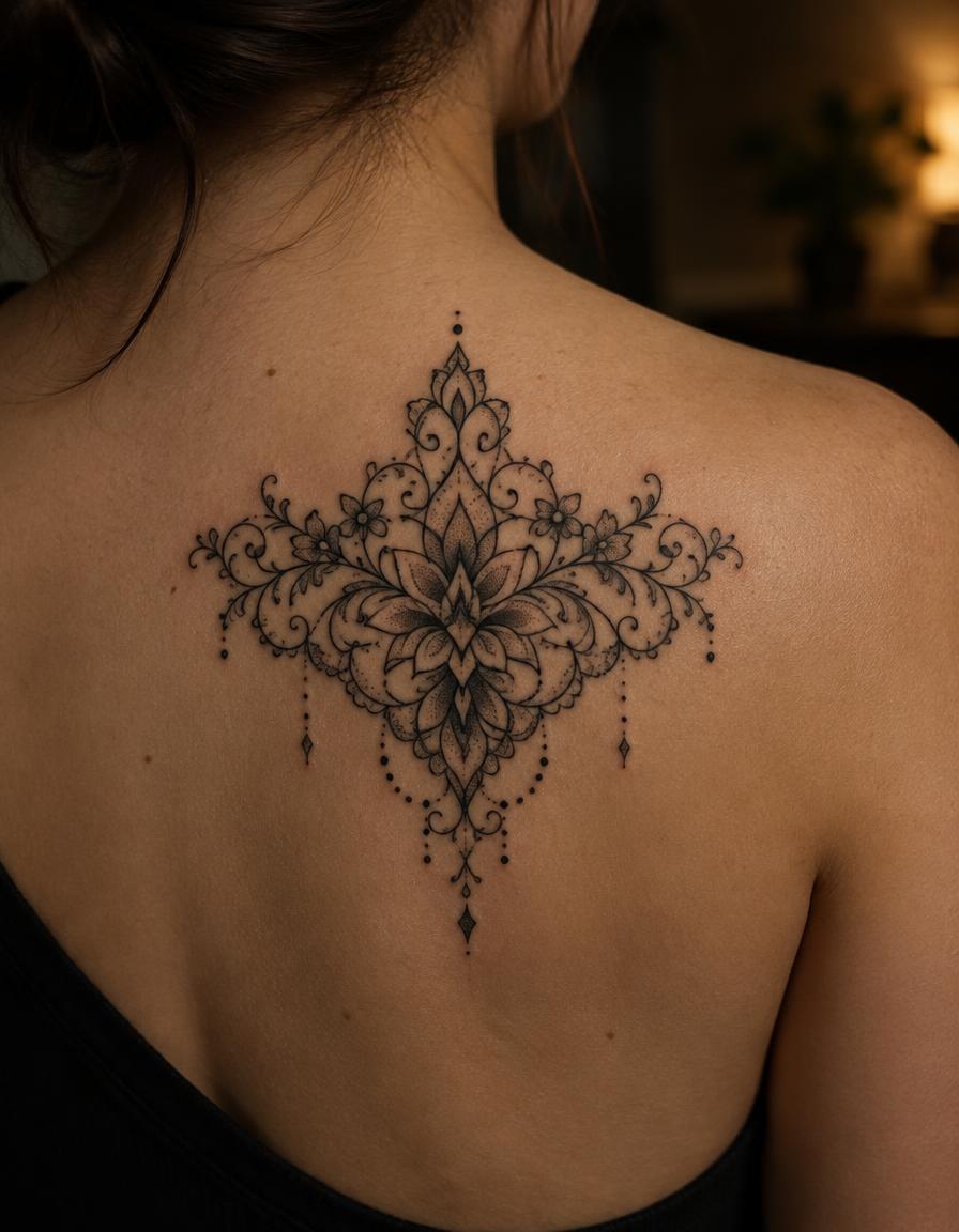 Filigree Shoulder – Ornamental Tattoo (Demo)